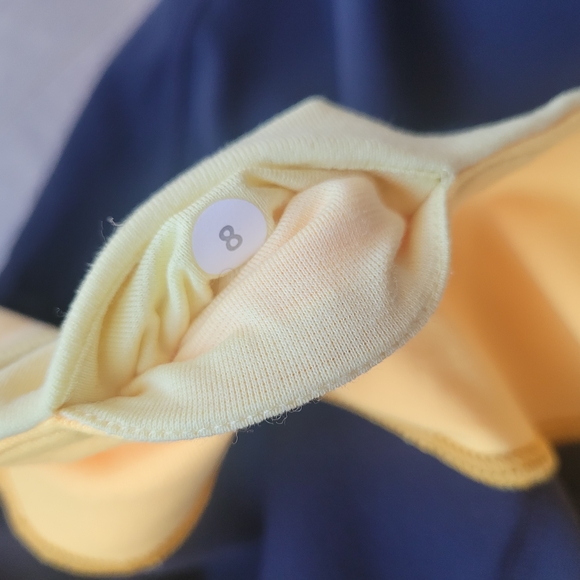 Navy Blue Cropped Pants - Picture 4 of 6